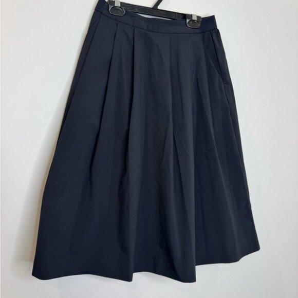 Uniqlo navy a line minimalist Women's Skirt size XS - Picture 2 of 5